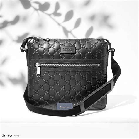 gucci signature messenger bag|gucci messenger bag for women.